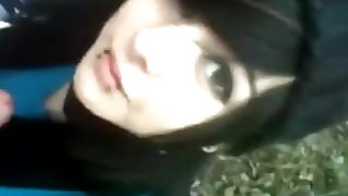 French emo couple blowjob & balls fondle