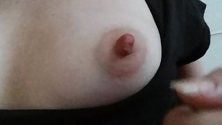Playing with my nipples